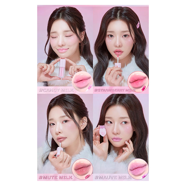 Merrymonde Milk Heart Tint & Cheek, #MuteMilk, 5g