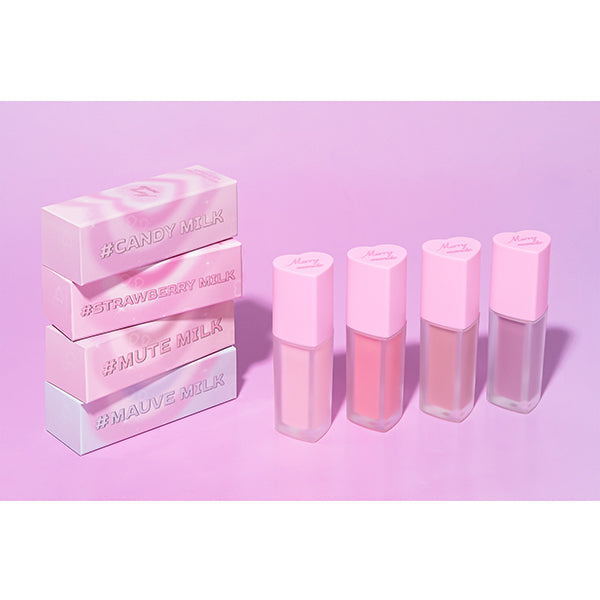 Merrymonde Milk Heart Tint & Cheek, #MauveMilk, 5g