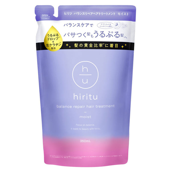 hiritu Balance Repair Hair Treatment Refill (Moist), 350ml
