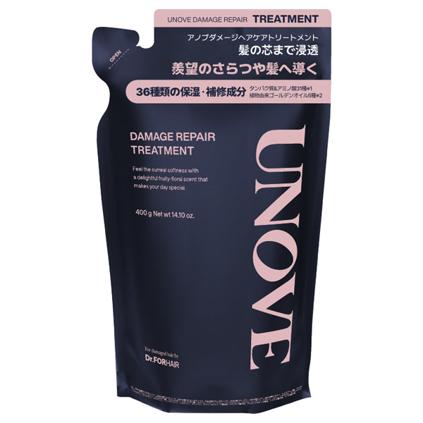 Unove Damage Repair Treatment Refill, 400ml