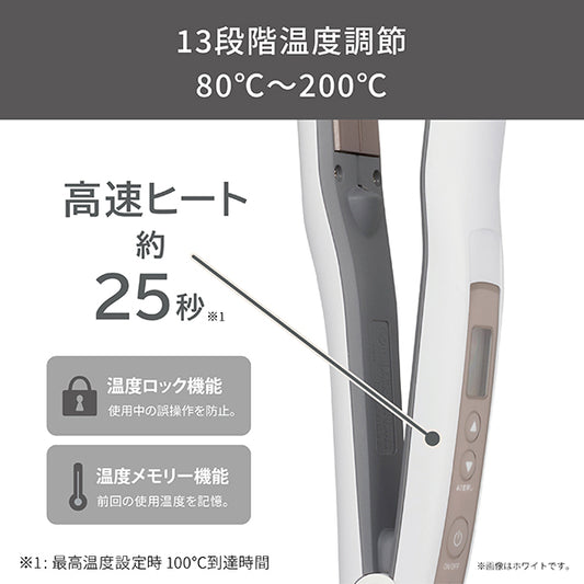 TESCOM Negative Ion Straight Iron TS460A-K (Black)