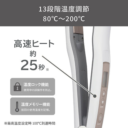 TESCOM Negative Ion Straight Iron TS460A-W (White)