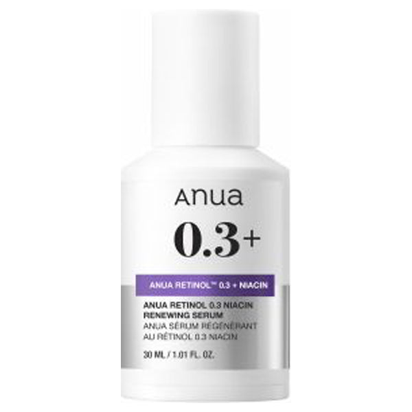 Anua RETINOL 0.3 NIACIN RENEWING SERUM, 30ml, Moisturizing