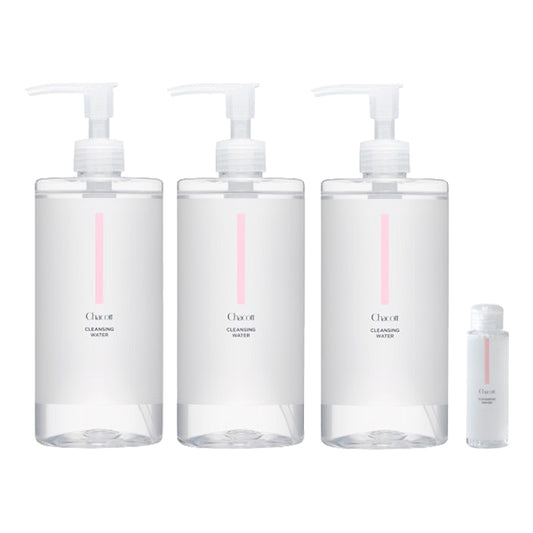 Chacott COSMETICS Cleansing Water Special Set, 500ml x3 + 100ml