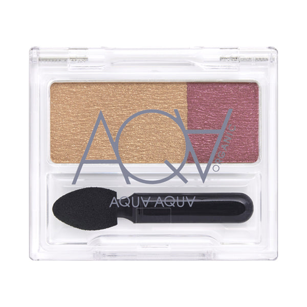 AQUA AQUA Organic Duo Shadow (04 Caramel Fig), 2.4g