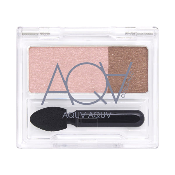 AQUA AQUA Organic Duo Shadow (02 Peach Brown), 2.4g