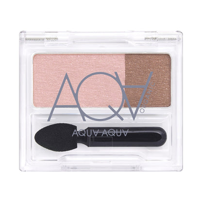 AQUA AQUA Organic Duo Shadow (02 Peach Brown), 2.4g