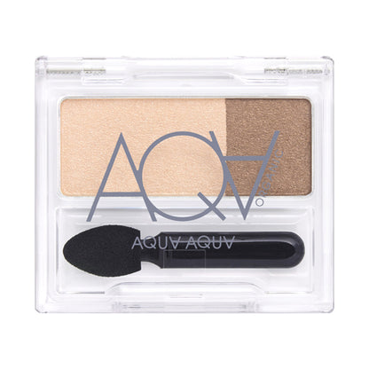 AQUA AQUA Organic Duo Shadow (01 Coconut Beige), 2.4g