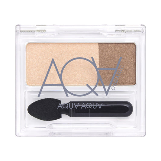 AQUA AQUA Organic Duo Shadow (01 Coconut Beige), 2.4g