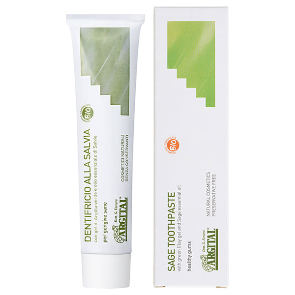 ARGITAL Green Clay Toothpaste (Sage), 75ml