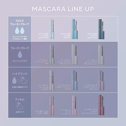 Fasio Eyelash-grade film mascara, 01 Black, 6g, Fragrance-free