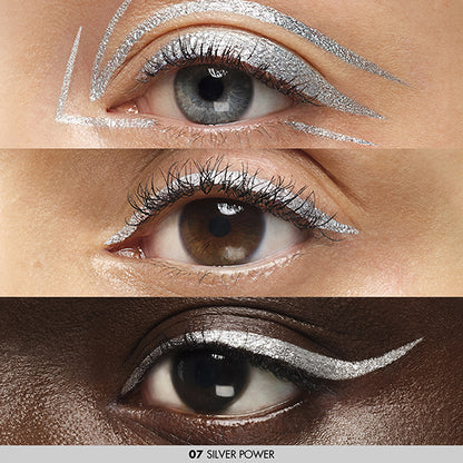 MAKE UP FOREVER Aqua Resist Color Ink, 07 Silver Power, 2ml