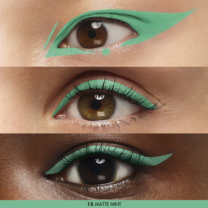 MAKE UP FOREVER Aqua Resist Color Ink, 15 Matte Mint, 2ml