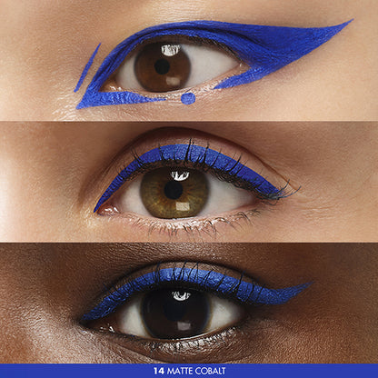 MAKE UP FOREVER Aqua Resist Color Ink, 14 Matte Cobalt, 2ml