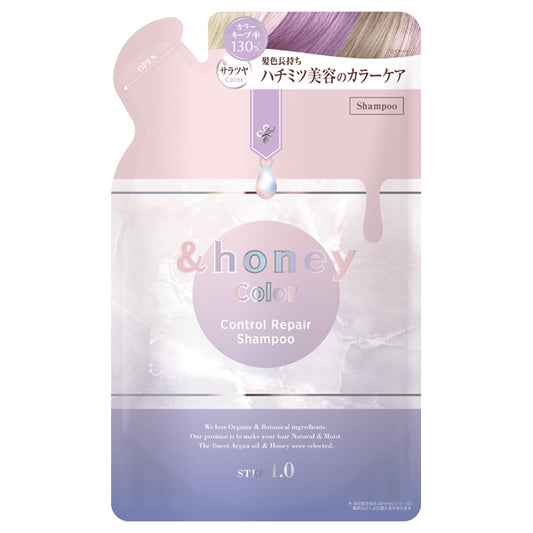 &honey Color Control Repair Shampoo 1.0 Refill, 350ml (Muguet Honey)