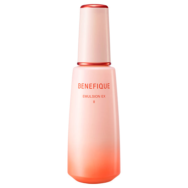 BENEFIQUE Emulsion EX II, 150ml, Moisture and firmness that feels like your palm is tightly pressed against your skin