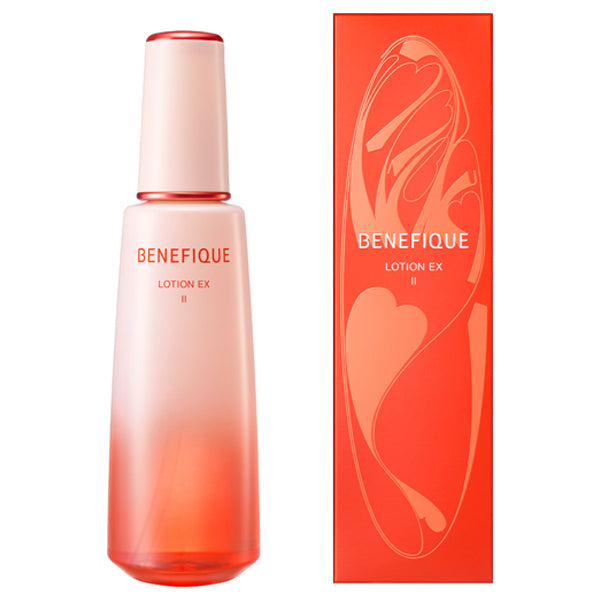 BENEFIQUE Lotion EX II, 200ml, Bouncy in the palm of your hand, with a thick, firm texture
