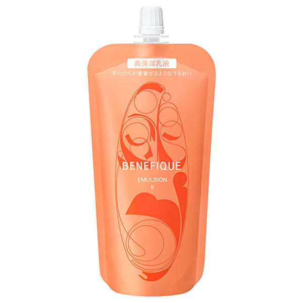 BENEFIQUE Emulsion II, Refill, 130ml, Moisturizing to the point where your palms feel like they're in contact with your skin
