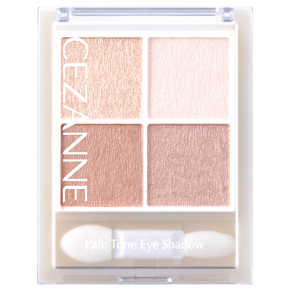 CEZANNE Pale Tone Eyeshadow, 01 Cotton Beige, 4.3g
