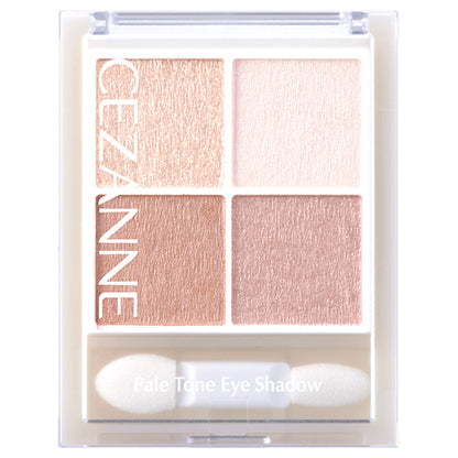 CEZANNE Pale Tone Eyeshadow, 01 Cotton Beige, 4.3g