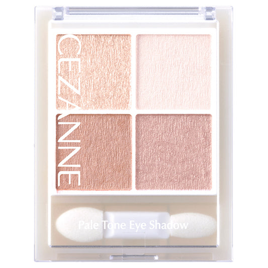 CEZANNE Pale Tone Eyeshadow, 01 Cotton Beige, 4.3g