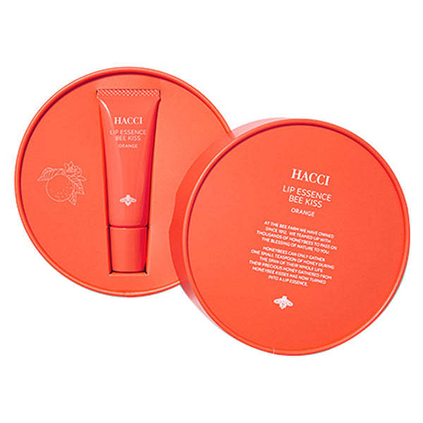 HACCI Moist Lip Essence BEE KISS, Orange, 9g, Honey Sweet Scent