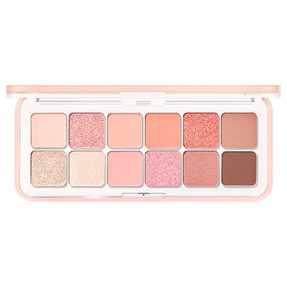 CLIO Pro Eye Palette Air, 09 Peach Mate Apple, 0.6g x 12