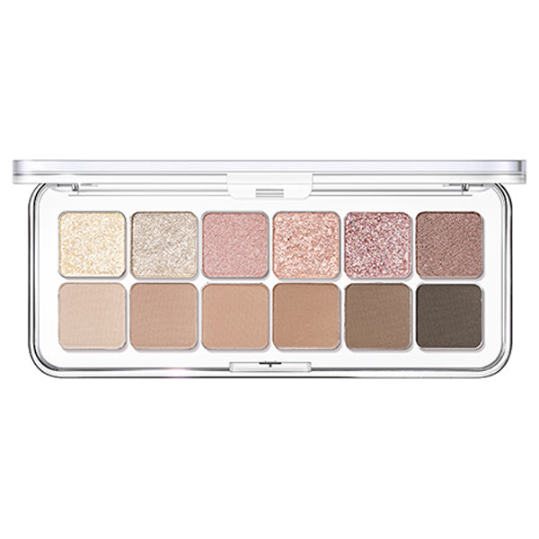 CLIO Pro Eye Palette Air, 06 Neutral Spark, 0.6g x 12