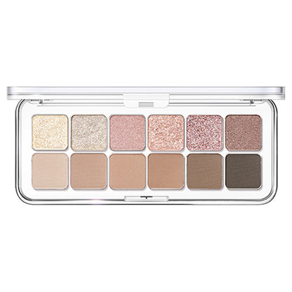 CLIO Pro Eye Palette Air, 06 Neutral Spark, 0.6g x 12