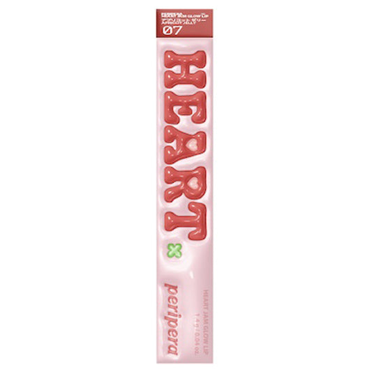 PERIPERA Heart Jam Glow Lip, 07 Apricot Jelly, 1.4g