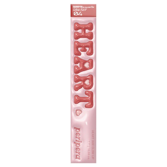 PERIPERA Heart Jam Glow Lip, 04 Honey Nut, 1.4g
