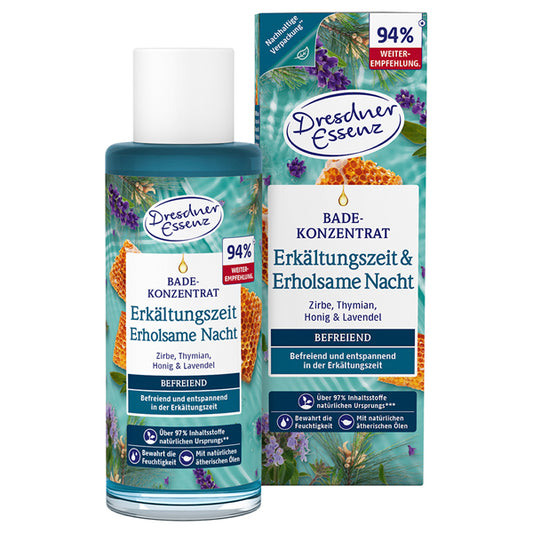 DRESDNER ESSENZ Bath Oil with Epsom Salt, 125ml (Thyme & Lavender)