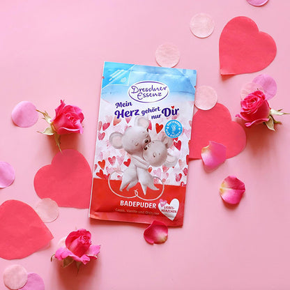 DRESDNER ESSENZ Bath Powder Love Love Love, 60g