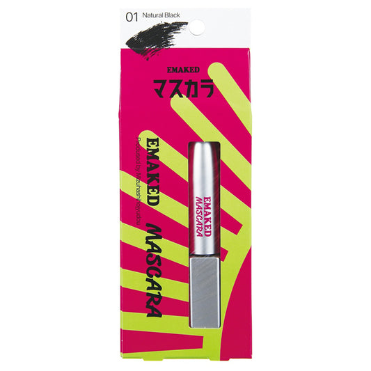 Mizuhashihojyudo Pharmaceutical Emaked Mascara (01 Natural Black), 6g