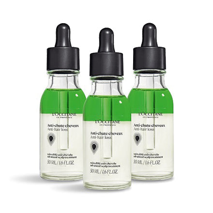 LOCCITANE Five Herbs Advanced Scalp Care, 50mL + 50mL + 50mL