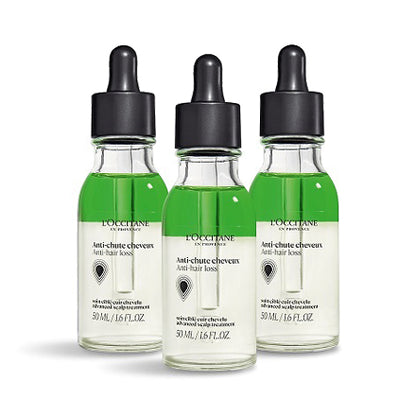 LOCCITANE Five Herbs Advanced Scalp Care, 50mL + 50mL + 50mL