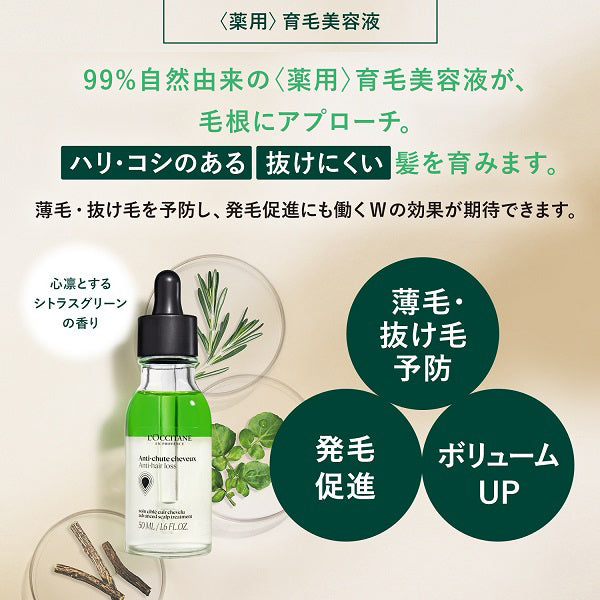 LOCCITANE Five Herbs Advanced Scalp Care, 50mL + 50mL + 50mL