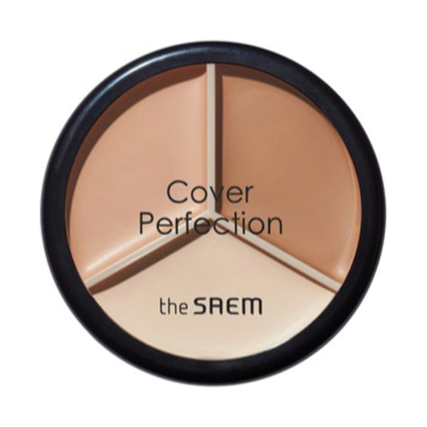 the SAEM CP Triple Pod Concealer (02 Contour Beige), 4.5g×2 + 4.1g