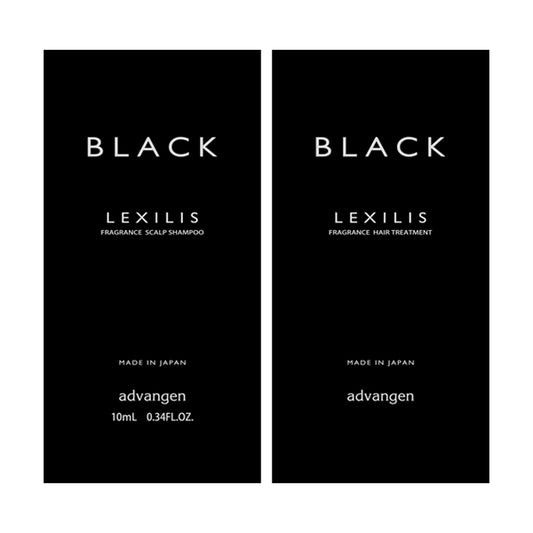 LEXILIS Black Fragrance Scalp Shampoo & Hair Treatment Sachet, 10ml+10g