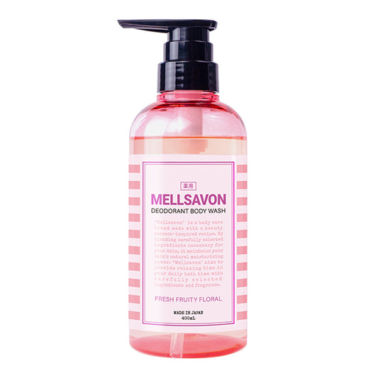 Mellsavon Deodorant Body Wash (Fresh Fruity Floral), 477g