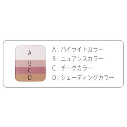 Designing Face Color Multi, Rose Pink, 12g