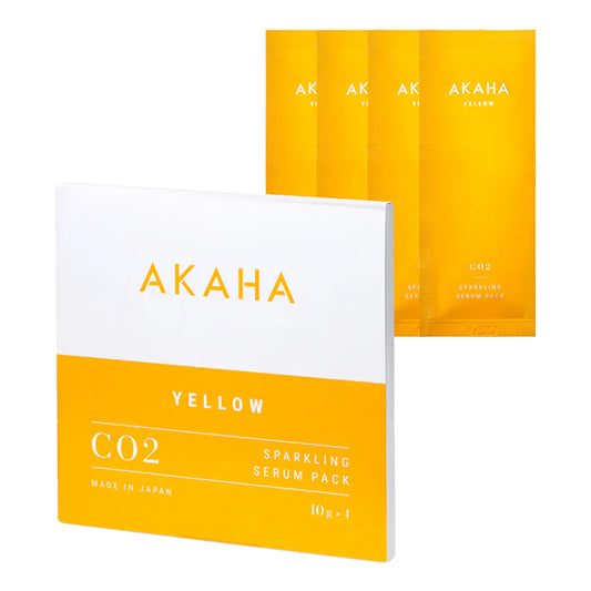 AKAHA Sparkling Serum Pack Yellow, 10g x 4