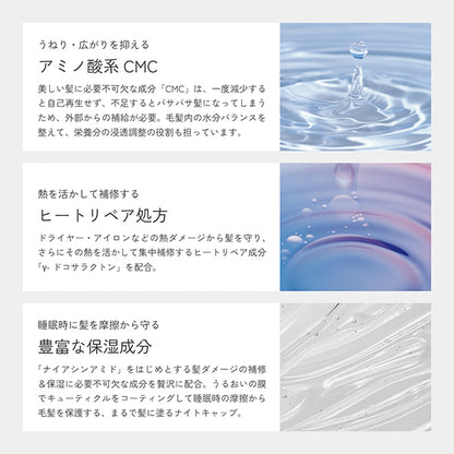 Rooty Hair Milk Smooth, 100g, Light and non-sticky, Floral