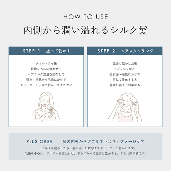 Rooty Hair Milk Smooth, 100g, Light and non-sticky, Floral