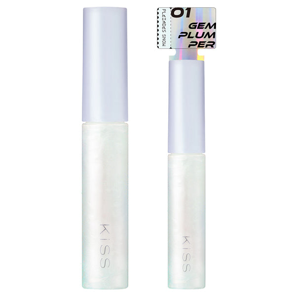 KiSS Gem Plumper, 01 Pleiades Snow, 7.5g