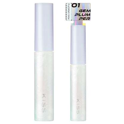 KiSS Gem Plumper, 01 Pleiades Snow, 7.5g