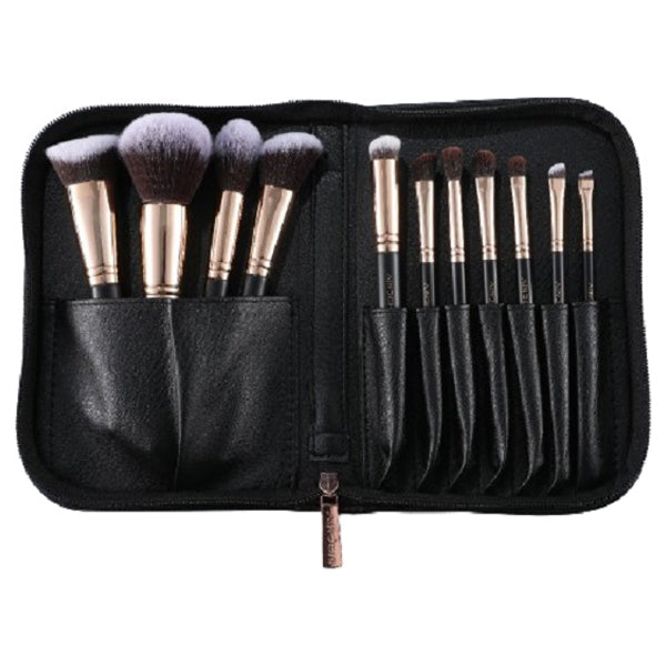 AINOCHI Makeup Brush Rose Gold, 11 brushes