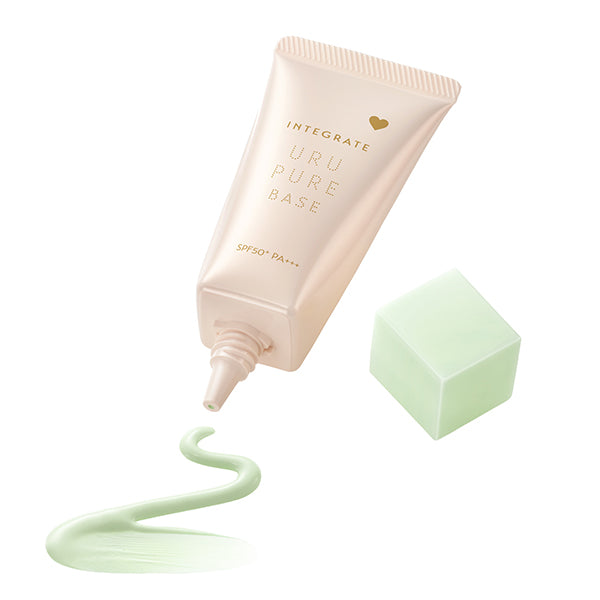 INTEGRATE Moist Pure Base, SPF50+ PA+++, Mint, 30g, Fragrance-Free