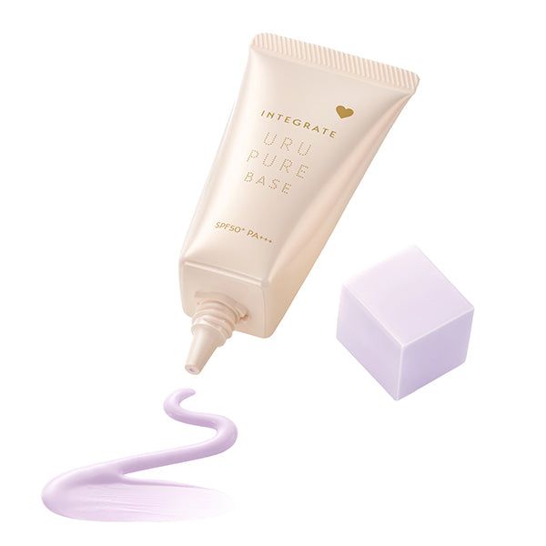 INTEGRATE Moist Pure Base, SPF50+ PA+++, Lavender, 30g, Fragrance-Free