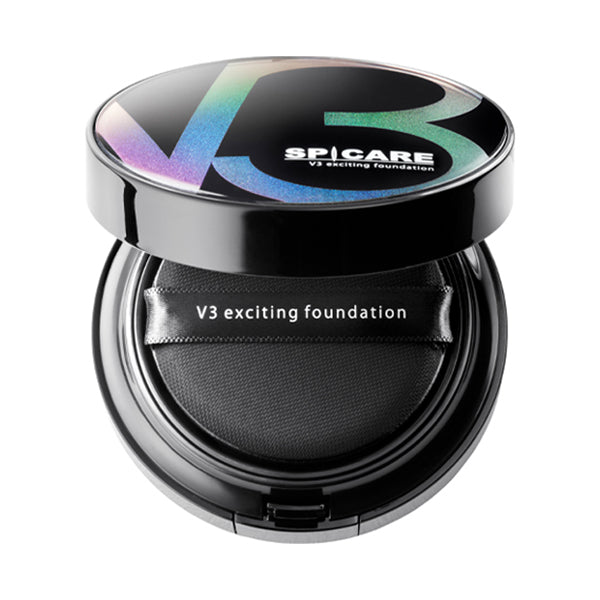 V3 Exciting Foundation, SPF37 PA++, 15g, Watery Glow Finish